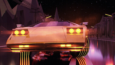 Outrun Car - Logo