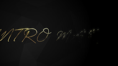 Dark Luxury Gold Text